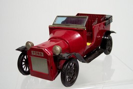 Vintage Tin Friction Bandai 1915 FORD Limousine Open Touring Car Made in... - £27.18 GBP