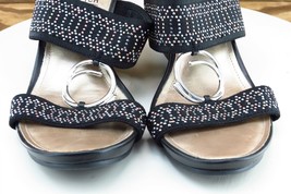 Impo Sz 9 M Black Slide Fabric Women Sandals Verban - £15.78 GBP