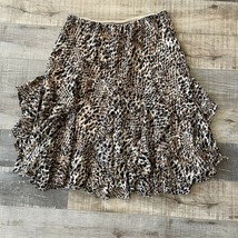 Lauren by Ralph Lauren Women Leopard Print Casual Skirt 0 Petite - £22.32 GBP