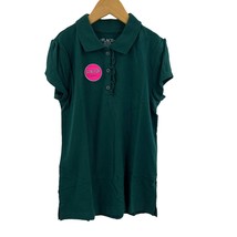Childrens Place Green Polo Tunic Dress Girls Size L 10/12 New - $13.55