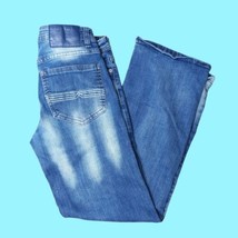 Buffalo Jeans Mid Rise Straight Leg Stretch Women Size 12x27L Medium Wash b - £8.50 GBP