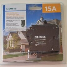 Siemens QAF 1-Pole Combination Arc Fault Plug-on Neutral Breaker QA115AFCNP - $38.00