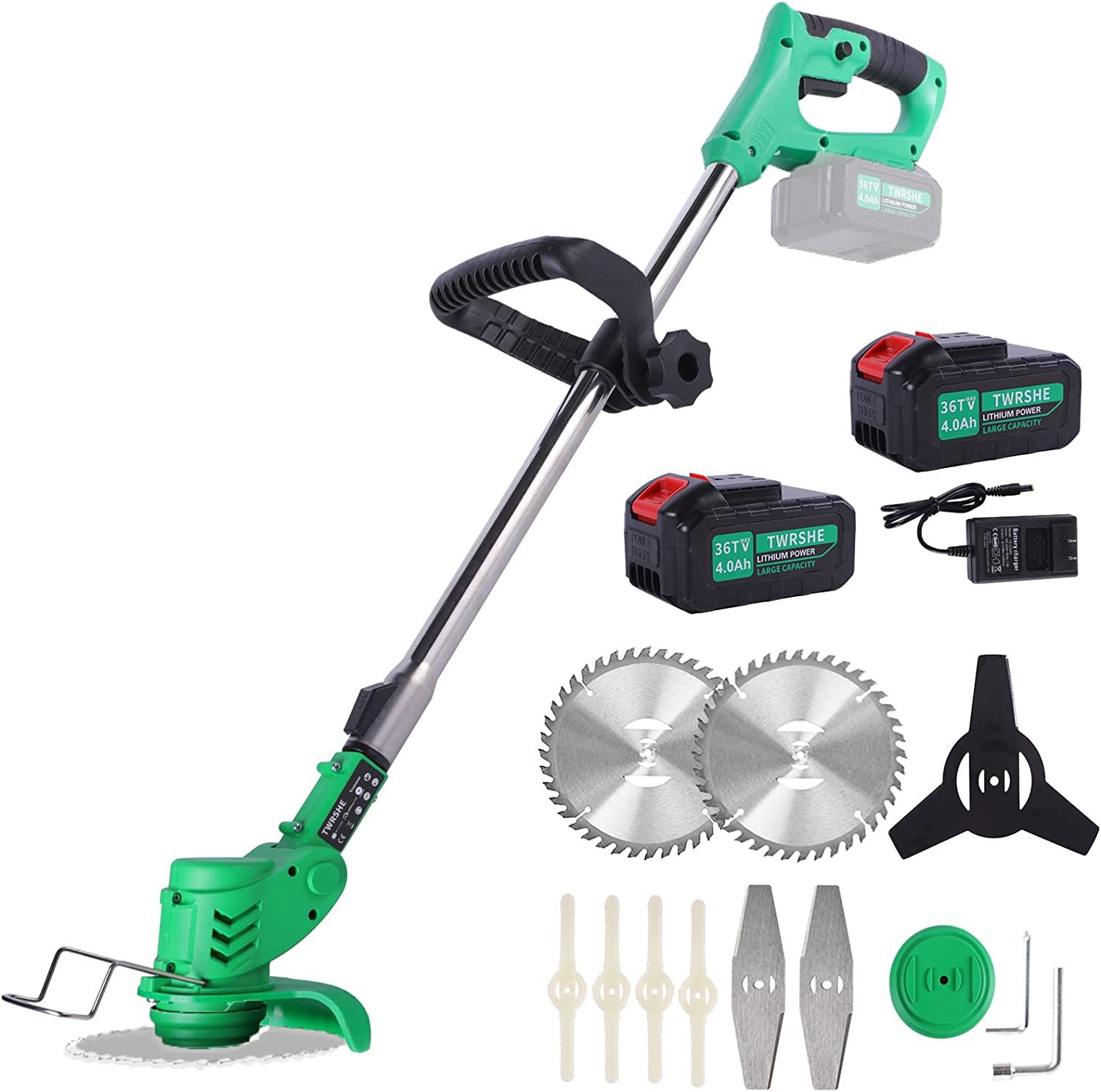 Primary image for Weed Eater Electric Brush Cutter Battery Powered With 2Pcs.36Tv4Ah, Lightweight.