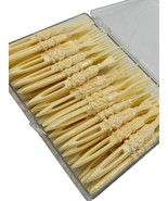 Vintage Chelten House Cocktail and Party Ivory Plastic Picks 36 count MCM - £11.36 GBP