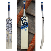 White Tiger Softball Tennis Cricket Bat Kashmir Willow Cane Handle Cricket Bat - £49.98 GBP