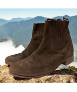 Plata EL CAVELO Boots Mens Sz 10 Brown Suede Leather Ranch Western Pull-... - €58,61 EUR