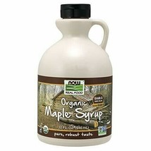 NOW Foods, Certified Organic Maple Syrup, Grade A Dark Color, Certified Non-G... - £25.07 GBP