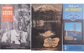 1940&#39;s 50&#39;s San Francisco California Tourist Booklets  Lassen Volcanic National - £90.73 GBP