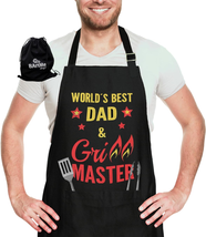 Funny Kitchen Apron - Cooking Bbq Grilling Chef - Reusable Gift Bag - 100% Cotto - £30.29 GBP