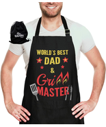 Funny Kitchen Apron - Cooking Bbq Grilling Chef - Reusable Gift Bag - 10... - £29.27 GBP