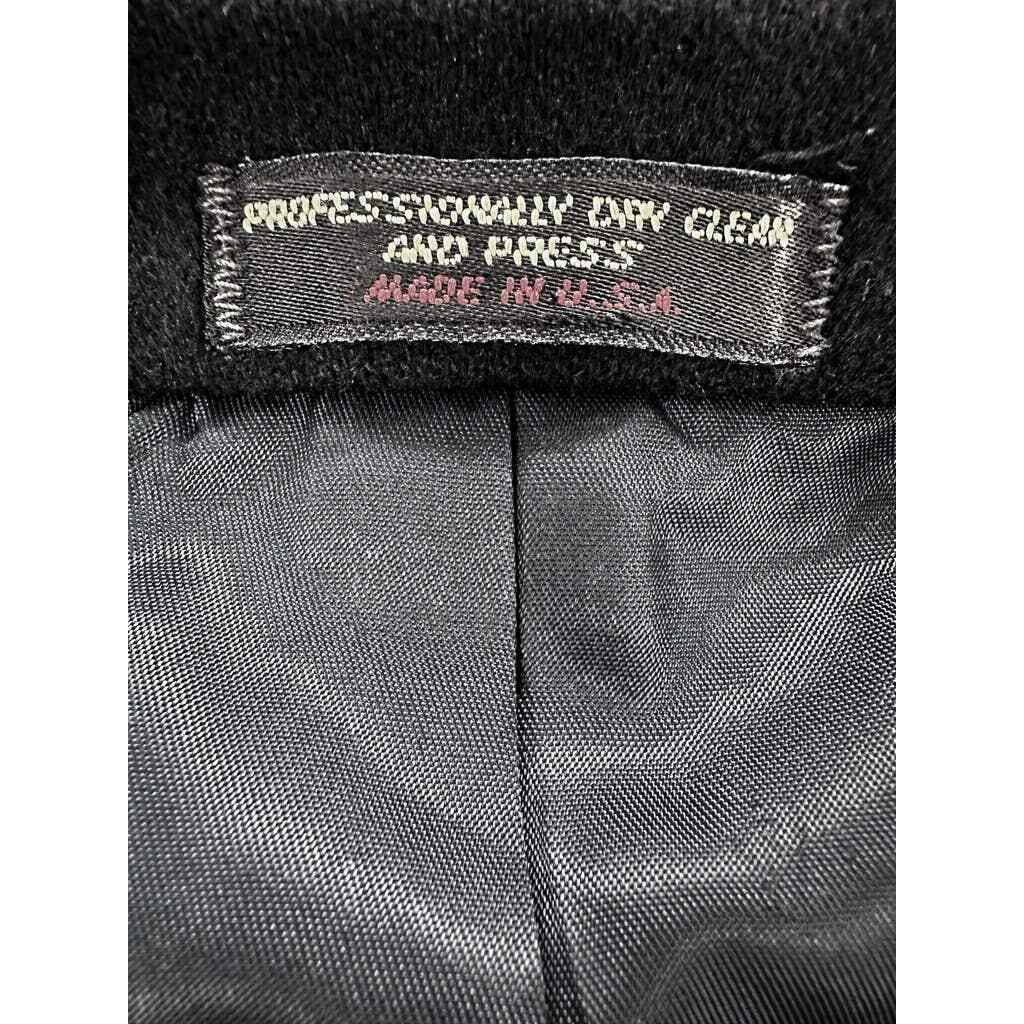 Mens Club Room 2 button Cashmere Blazer Sport Coat Navy Blue Vintage Sz L Item image 4
