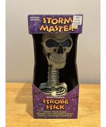 Vtg Play Motion Halloween Storm Master Lightning Strobe Stick Skeleton T... - €42,49 EUR