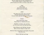 Arizona Inn New Years Eve Menu 1991 Tucson Arizona - £14.28 GBP