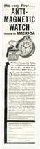 Print Ad Hamilton 992 Elinvar Watch Vintage 1932 1/3-Page Advertisement - $9.70