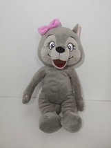 Fiesta Plush Great Wolf Lodge Violet the wolf gray pink hair bow - £10.05 GBP