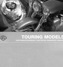 2008 Harley Davidson TOURING MODELS Service Shop Manual W Electrical Parts Bk + - £330.34 GBP