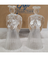 Vintage Avon Glowing Angel Crystal Candlesticks 1992 SET OF 2 WITH BOX 2... - £9.42 GBP