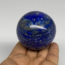0.7 lbs, 2.3&quot; (59mm), Lapis Lazuli Sphere Ball Gemstone @Afghanistan, B3... - £93.44 GBP