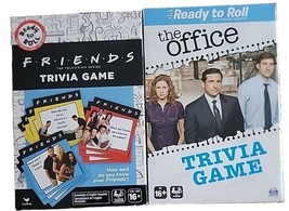 2-Spin Master Games ~ THE OFFICE Trivia ~ FRIENDS Trivia ~ Fast Paced Games - $25.00