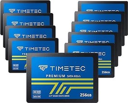 Timetec 256GBx10 (10 Pack) SSD 3D NAND SATA III 6Gb/s 2.5 Inch 7mm (0.28... - $352.99