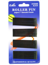 EDEN 3&quot; BLACK ROLLER PINS - 40 PCS.  (03440) - £6.33 GBP