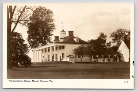 RPPC Washington&#39;s Home Mount Vernon VA Virginia Postcard Q23 - £4.68 GBP