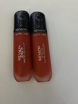 2 Revlon Ashley Graham Ultra HD Matte Liquid Lipcolor #002 HOT IN HERE - £5.45 GBP