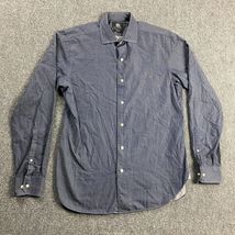 Rock &amp; Republic Shirt Men&#39;s 15.5 Blue Slim Fit 34/35 Button Up 100% Cotton - $255.71 MXN