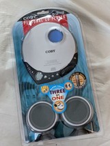 COBY Personal CD Player Headphones Mini Speakers CX-CD1112 NEW - £30.51 GBP