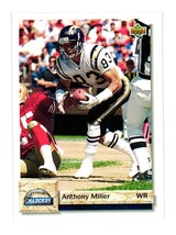 1992 Upper Deck #606 Anthony Miller San Diego Chargers - £3.14 GBP