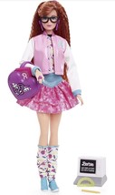 Barbie Rewind ‘80s Edition Doll, Schoolin’ Around Wearing Dress Crimped Red Hair - £49.60 GBP