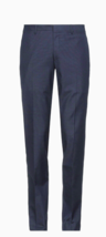 CC Collection Corneliani Navy Blue Plaids Men&#39;s Dress Wool  Pants Sz US 40 EU 56 - £116.15 GBP