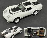 1 BTO AFX style Bulldog Chassis Powered White+Black A/P Corvette HO Slot... - $44.99