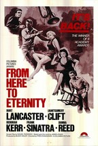 From Here to Eternity Original 1978R Vintage One Sheet Poster - £378.48 GBP