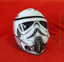 STORMTROOPER  Custom  Airbrushed   Motorcycle Helmet - $349.00