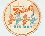 Distinctively Frisch&#39;s Big Boy Coaster 1960&#39;s - £10.87 GBP