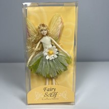 Tassie Design Fairy &amp; Elf Collections Decorative 5&quot; Green Dress Doll - £21.79 GBP