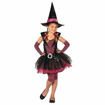 Stripey Witch Girl Costume - Small - £65.37 GBP