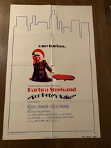 For Pete’s Sake 1974, Comedy/Drama Original One Sheet Movie Poster  - $49.49