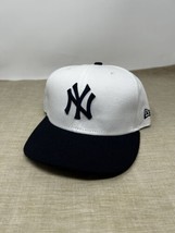 New York Yankees Hat Cap White Navy Blue MLB Baseball NY Rope New Era Mens - $27.71
