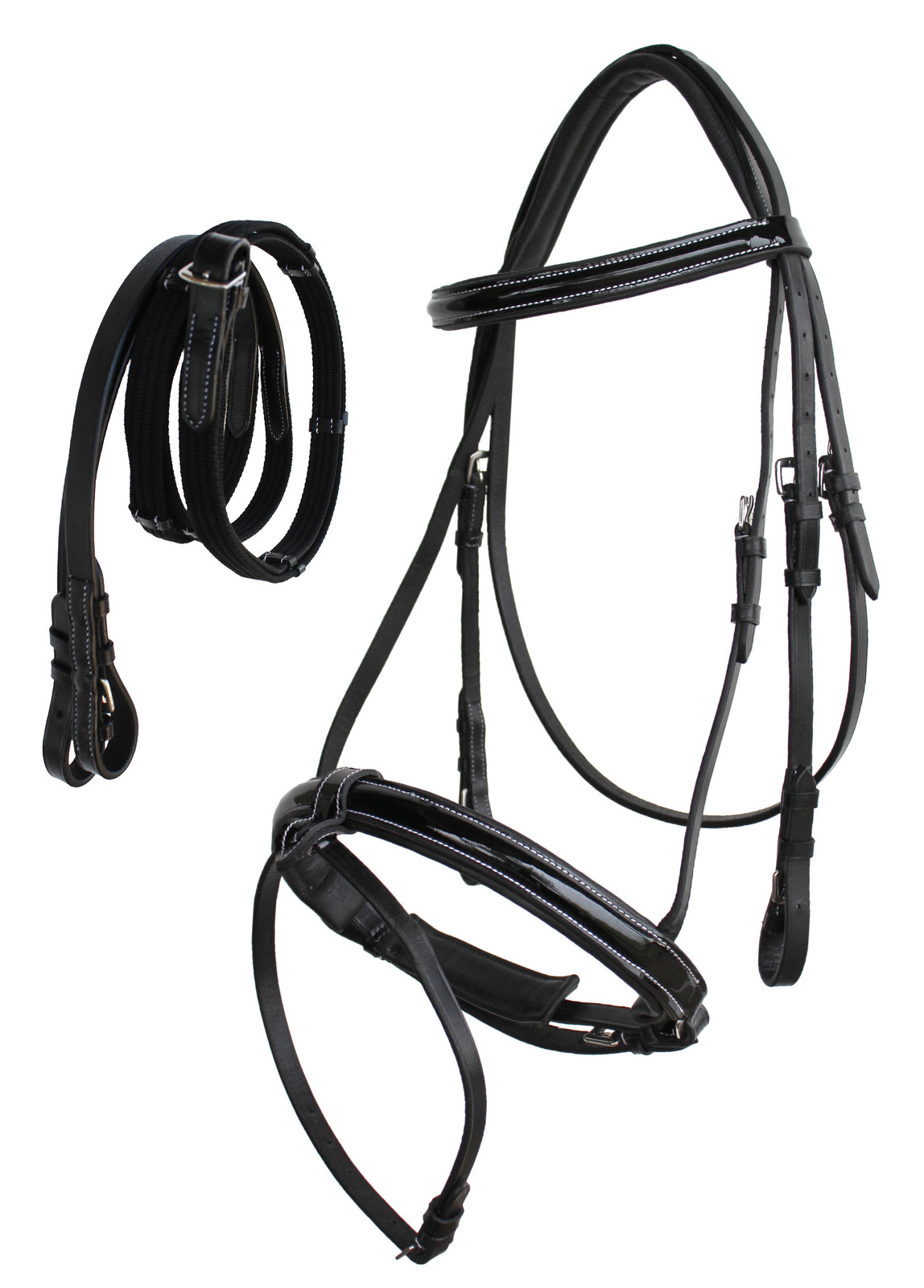 Horse English Brown All-Purpose Trail Leather Bridle Reins 805EB06 - $54.99
