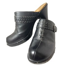 Sofft Womens Shoes Black Block Heel sz 8&quot; Slip-on Dress Shoe Work Gently Worn - $15.84