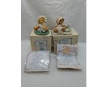 Lot Of (2) Cherished Teddies Easter Themed Faith And Melissa - $35.63