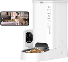 Automatic Pet Feeder with Camera, 1080P HD Video with Night Vision, 2.4G... - $2,546.26 MXN+