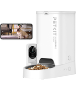 Automatic Pet Feeder with Camera, 1080P HD Video with Night Vision, 2.4G Wifi Ca - $134.52 - $144.47