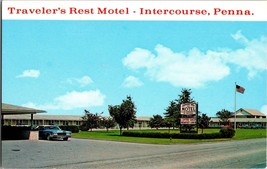 Intercourse,PA Traveler&#39;s Rest Motel Lancaster County Pennsylvania Stel-Mar (C5) - £6.13 GBP