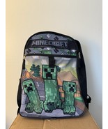 YOUTH Minecraft Mojang 2023 Backpack with 2 Pouches and Water Bottle Holder - $27.06 CAD