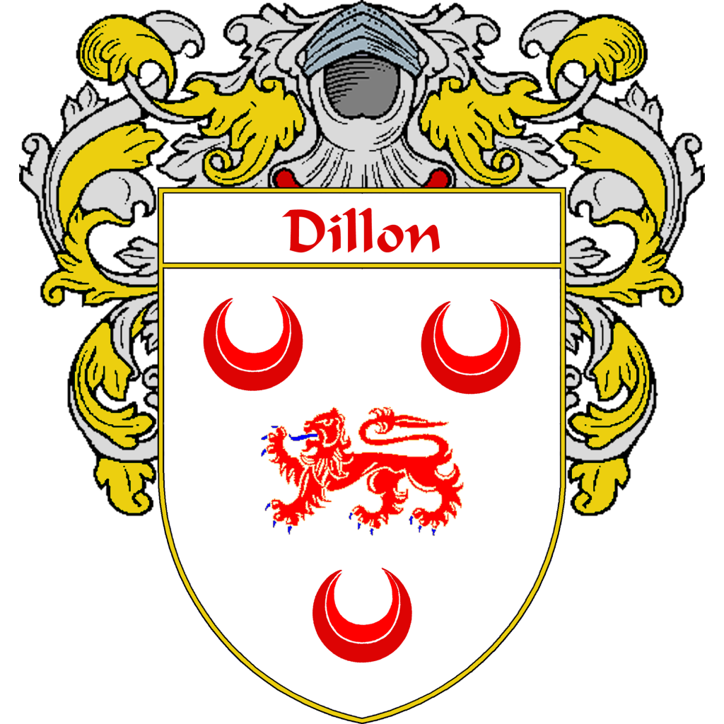 Primary image for Dillon Family Crest / Coat of Arms JPG and PDF - Instant Download