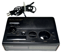Vintage Sony Dream Machine Wood Grain Alarm Clock AM/FM Radio Tested ICF-C4W - £23.88 GBP