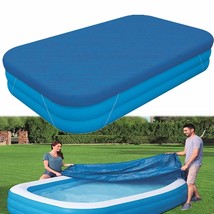 Rectangle Pool Cover,Pool Cover For Inflatable Pool,Rectangular Inflatab... - $37.99